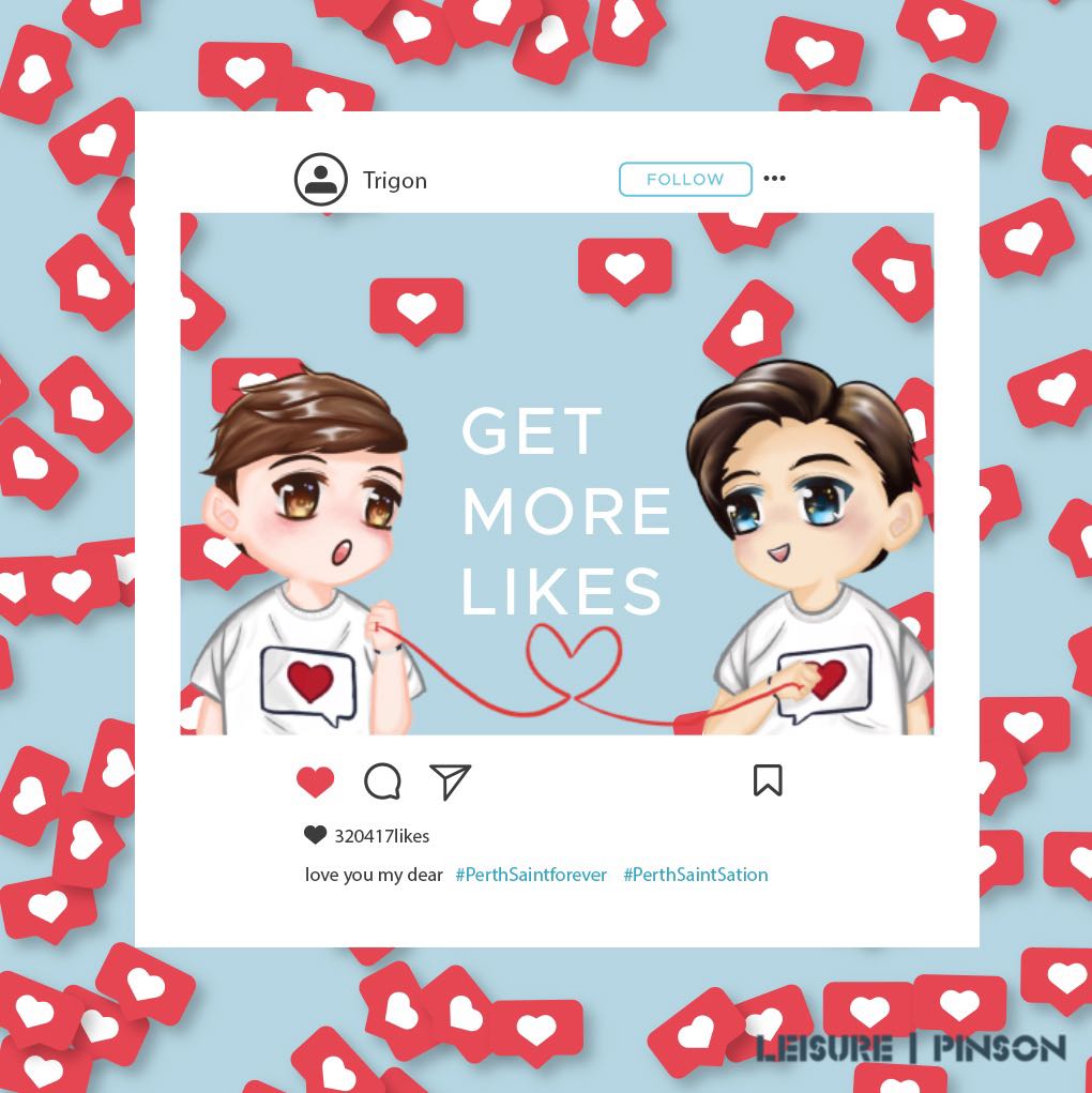LeisurePinson's tweet photo. we love you my boys. Trigon stay with PerthSaint forever. let's the party!♠️❤️🐯🐲🌻 
#Trigon520toPerthSaint https://t.co/ZLLU8fd1DP