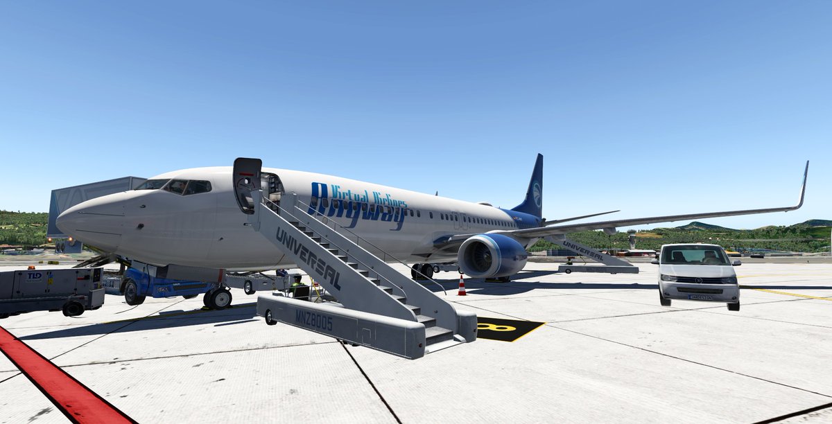 alainlejarraga's tweet image. Tomando el aire antes del próximo salto, con la torre de Bilbao al fondo vigilando que todo esté seguro, ordenado y fluído @AnywayVA @IVAOES #VirtualFlight #B738 #Xplane #Bilbao #NoFilter #YaNoSeMeOcurrenMasHastags