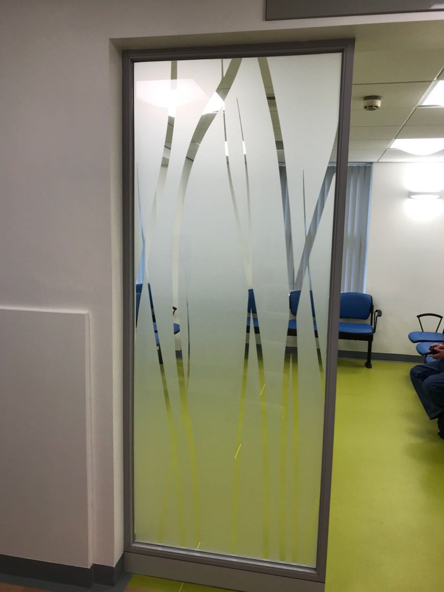 Bespoke #frosted #window film installed for #decoration and #privacy!

We offer a full range of #graphics and #manifestation, from off the shelf, to fully #bespoke designs! 

See more at arcwindowfilms.com/graphics/

#windowfilm #frostedfilm #privacyfilm #bespokedesign