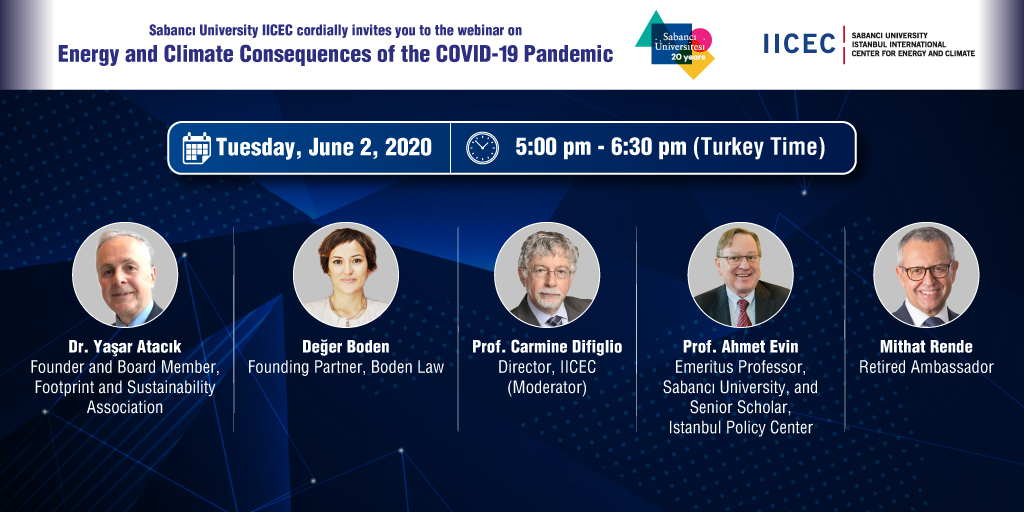 Please click on iiceconline.org to register #IICEC webinar on ''Energy and Climate Consequences of the COVID-19 Pandemic'' on Tuesday, June 2 at 5 pm.  #iicecwebinar