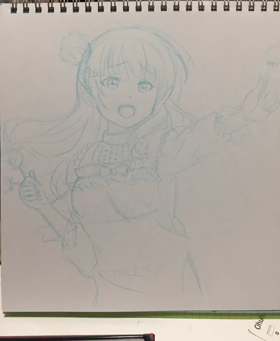 @yoshiko_uniさんから、再びリクエスト頂きました✨ ありがとう!?
スクフェスの絵を参考にしました?

本人が描いた方が上手い疑惑がありますが…!?(((;゜Д゜))笑

#ラブライブ #ラブライブサンシャイン #Lovelive #Aqours #津島善子 #ヨハネ #描いてみた #イラスト #落書き 