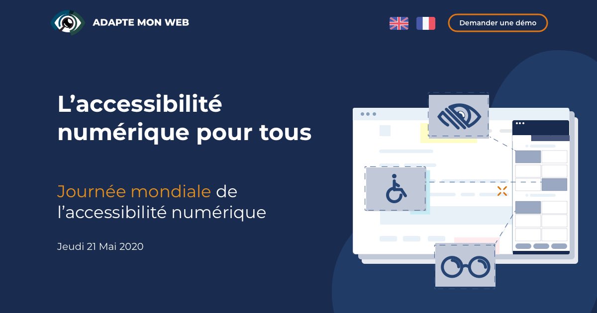 Demain c’est le Global Accessibility Awareness Day. À cette occasion nous allons partager avec vous notre nouveau service. Stay turned ✌️
#webaccessibility #handicap #accessiblepourtous