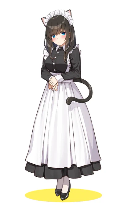ロングメイドなケモ耳文香? 