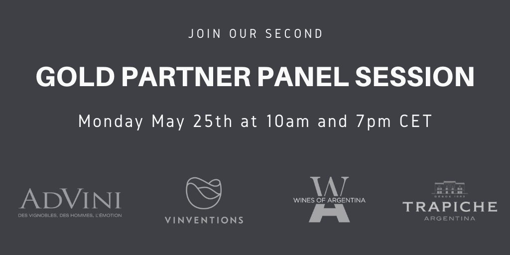 Our second panel session will feature Jean-Pierre Durand from AdVini, Martin Cortese from Trapiche, Phil Crozier from Wines of Argentina and Stéphane Vidal from Vinventions. Sessions at 10 am and 7 pm CET on May 25th. Register here: bit.ly/2YUIx2i #ASIsomms