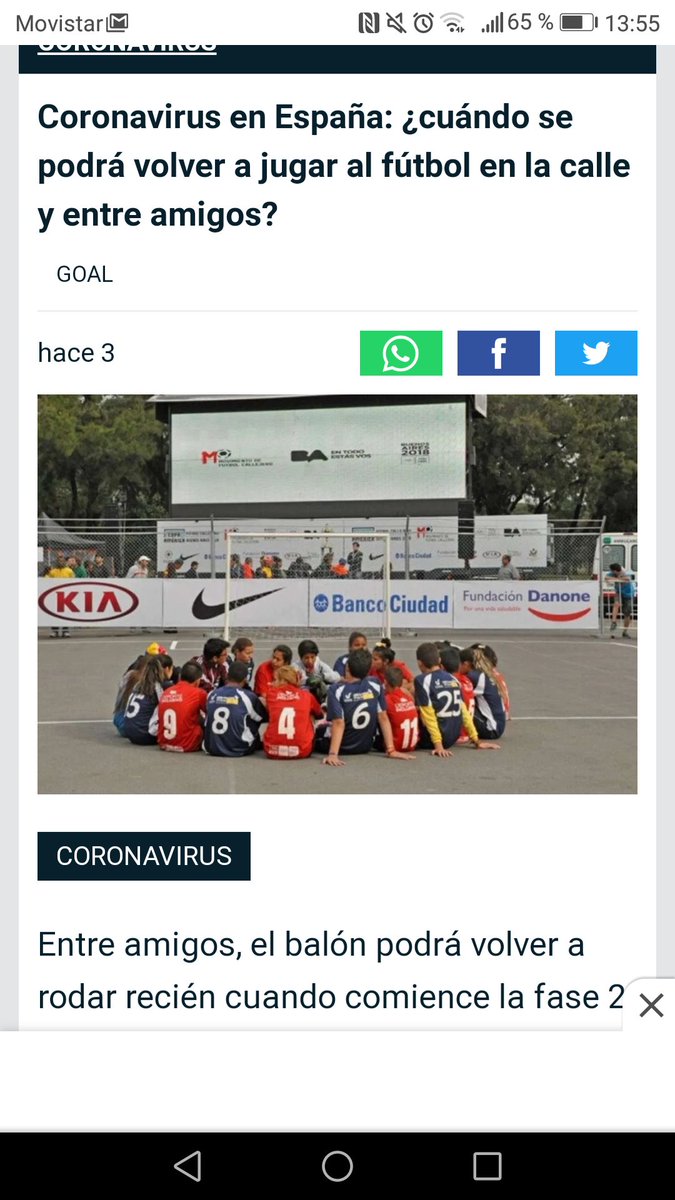 GDUranium's tweet photo. @MurciaPolicia buenas tardes, tengo una consulta. He visto en este artículo que a partir de la fase 2 se pueden volver a jugar partidos de futbol con amigos (sin formar parte de ningún campeonato) es eso cierto? https://t.co/cvzX4hAj33