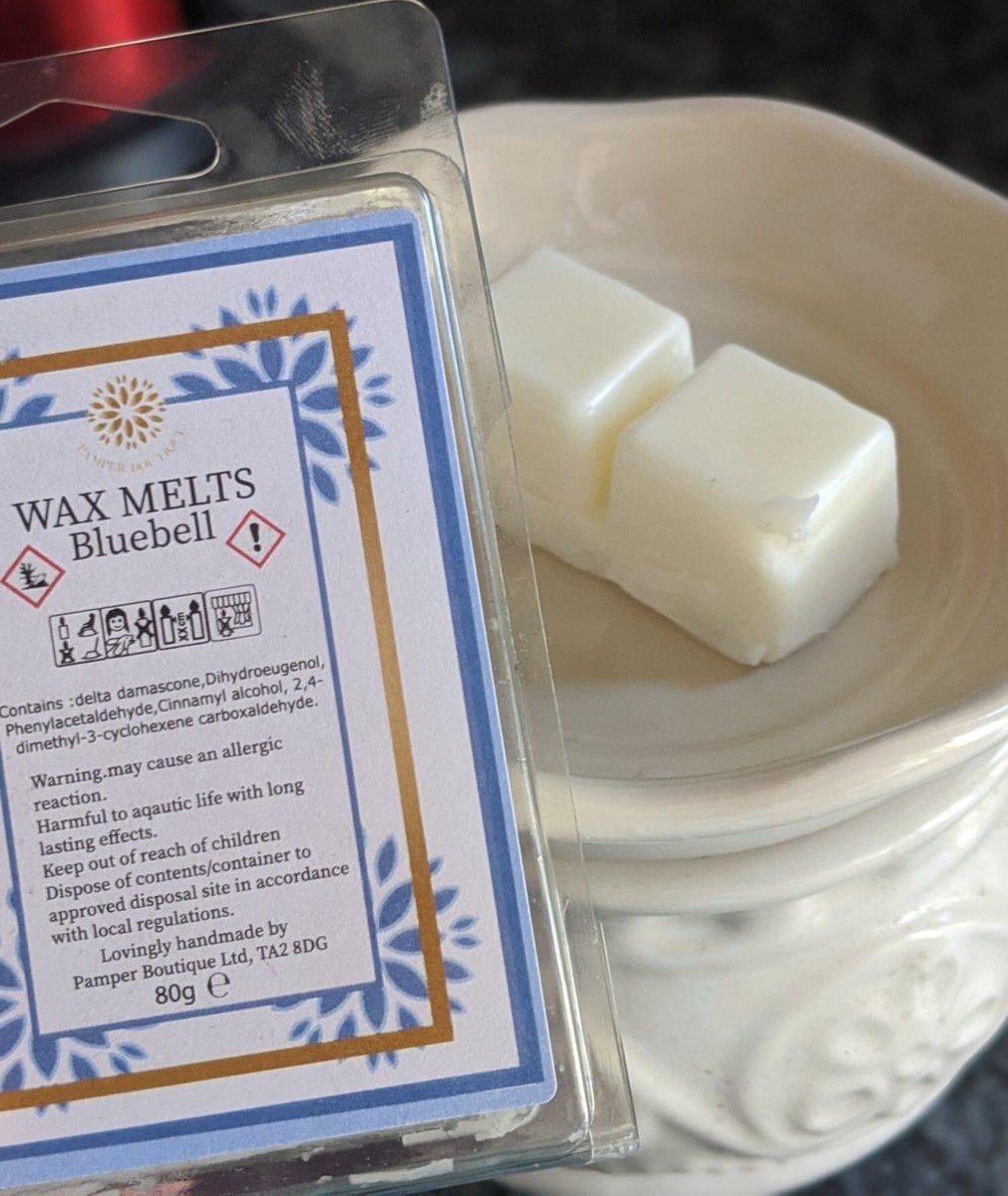 Bringing in the #springscents with a bit of #bluebell #soywaxmelts today 😍

These ones are a quiet strong #fragrance goes #perfect with the #springcleaning going on this morning 🧹

#waxmelts #spring #scent #soywax

Bathtimepampering.pamperboutique.co.uk