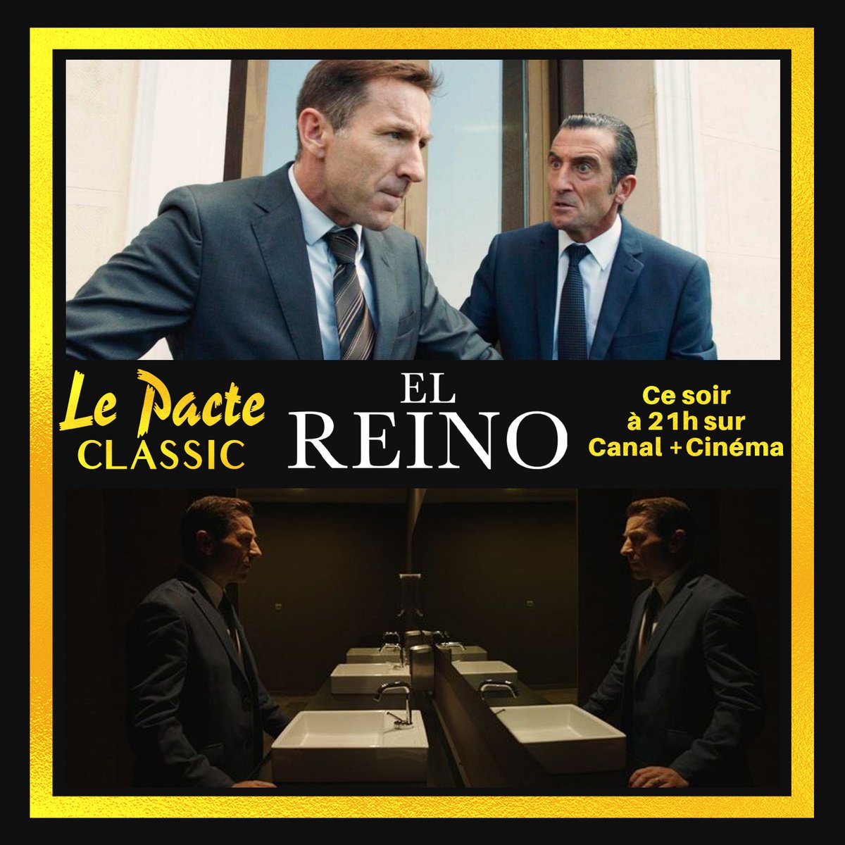 JOUR 66.Ce soir sur Canal + Cinéma, ne manquez pas  #ElReino, fantastique thriller sur un politique véreux, signé Rodrigo Sorogoyen (Que Dios Nos Perdone, à venir Madre).  #LePacteClassicA 21h sur  @CanalplusCinema.