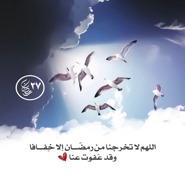 #رمضان 27 
اللهم لا تخرجنا من رمضان إلا وقد اصلحت حالنا واسعدت حياتنا وغفرت ذنبنا وتقبلت طاعتنا واستجبت دعائنا وعتقت رقبنا ورقاب والدينا والمسلمين من النار🙏