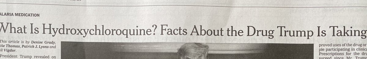 NYT can point to no evidence Trump is taking drug—still treats story as true;