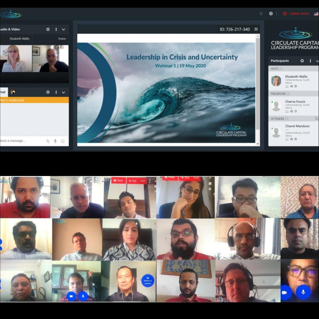 Yesterday we launched our first webinar as part of the Circulate Capital Leadership Program. This webinar was focused on leadership during times of crisis and uncertainty. #proud #LeadershipDevelopment #leadingthroughcrisis