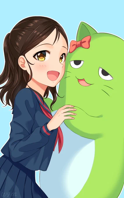 綾瀬穂乃香ちゃんとぴにゃこら太✨ 
