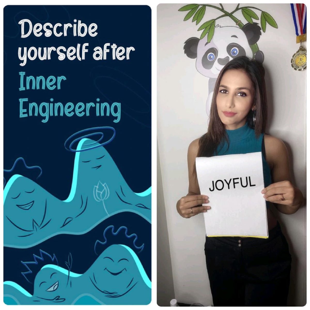 snehatweety9's tweet photo. Inner Engineering program helped me to understand that life is an endless possibility and to be joyous all the times is in our hands. #Sadhguru #ishafoundation @SadhguruJV @ishafoundation https://t.co/HdcKaJfO9b