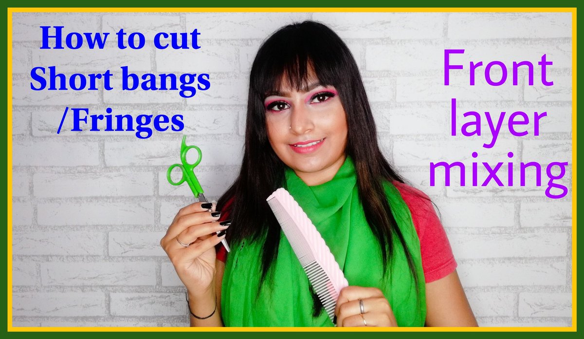 youtuberpriya's tweet photo. 3 ways to cut short bangs/fringes videos just uploaded on YouTube  https://t.co/oaNOSSIOtH go check now 😊 #YoutubeIndia #Haircut #selfhaircut #Bangalore #LocalDesi https://t.co/BuWOlLoaim