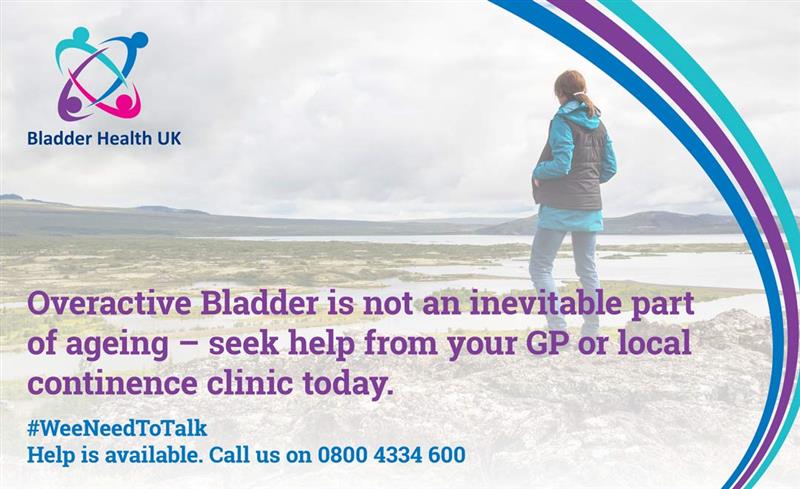 BladderHealthUK's tweet photo. All aspects of quality of life may be affected when suffering from an overactive bladder. We are here to support you, call us on 0800 4334 600. #WeeNeedToTalk https://t.co/fWogNO7S52