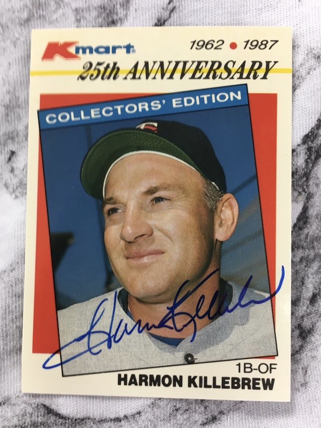 Retweet and follow my friends at <a href="/FanHQ/">Fan HQ</a> for a chance to win this autographed 1987 Harmon Killebrew card!

Love autographed #MNTwins memorabilia? Join Fan HQ's "Ink Addicts" Facebook group. There will be some exciting auctions over the next few weeks ⇨ Facebook.com/groups/FanHQIn…