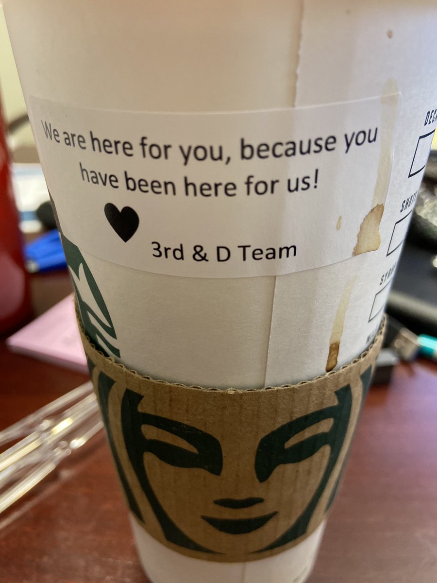 BlatnerGretta's tweet photo. Happiness in a cup with a message of #love. Thanks @Starbucks for being open and taking care of @BARDA employees. #RunningonCaffeine https://t.co/1DohdnYRZd