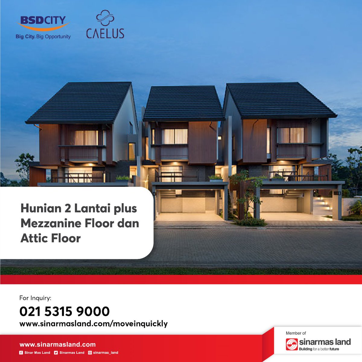 sinarmas_land's tweet photo. Yuk ikuti program "Move in Quickly" dari Sinar Mas Land. Penawaran terbatas di 2020.
Info lebih lanjut:
021-5315 9000
https://t.co/nulpPjWveM
Leave your DM & comment
*Syarat & Ketentuan berlaku
#MoveInQuickly #SinarMasLand #BuildingForABetterFuture #Belirumahdarirumah https://t.co/e2zBynOoMv