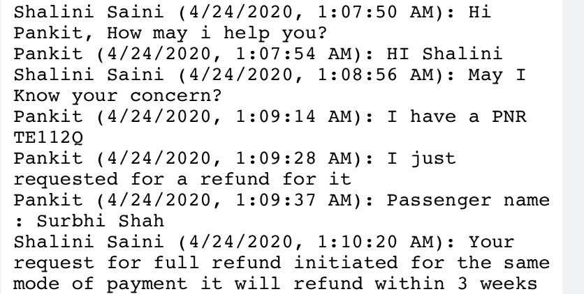 PankitShah4's tweet photo. I requested the refund from Spicejet on 24rth April which was initiated by spicejet. After waiting for a month now, I chased back again and got a reply that your process was initiated on 11th May. Worst customer service and refund process. @flyspicejet https://t.co/ImGdFLUBTv