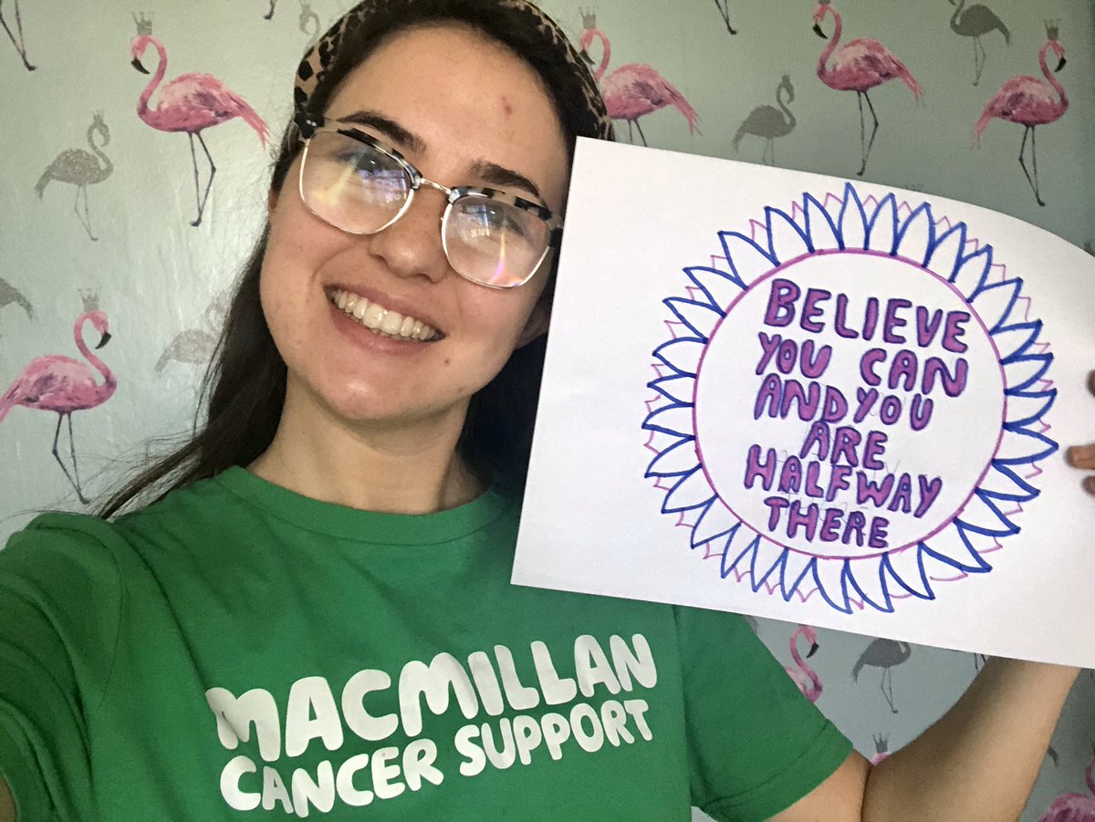 KatrianaMac's tweet photo. @adrianbbbb @macmillancancer A little message from me to all of our #teammacvols on #MentalHealthAwarenessWeek. Be kind to yourself 💚 🌈 https://t.co/Ezpzpv5oLg