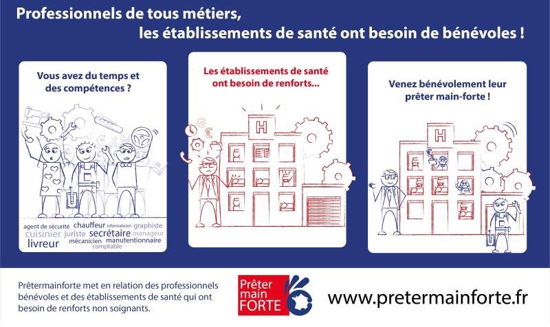 Renaissance_Lux's tweet photo. Français(es) de l'Etranger :
📌Le service https://t.co/ejFZNdnSvN est aussi accessible à vous pour #pretermainforte aux établissements de santé (Hôpitaux, EHPADs, Centres médico-sociaux...) via des missions de télétravail. Nous soutenons ce lancement. https://t.co/n4kIvwRj6V https://t.co/4pEFBjD2gB