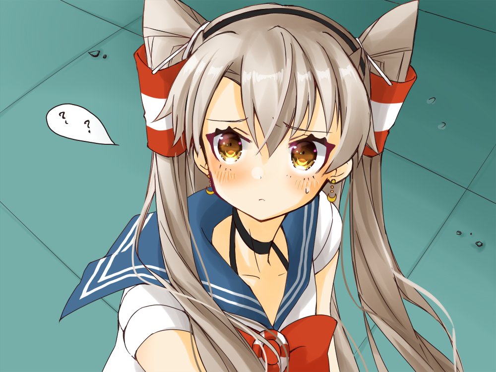 amatsukaze (kancolle) ,sailor moon 1girl sailor moon redraw challenge (meme) solo sailor senshi uniform cosplay sailor collar blue sailor collar  illustration images