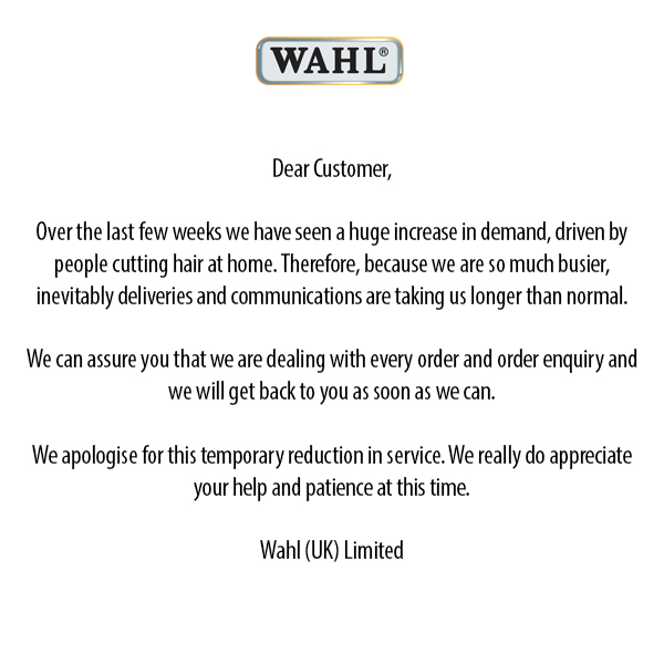 wahl home page