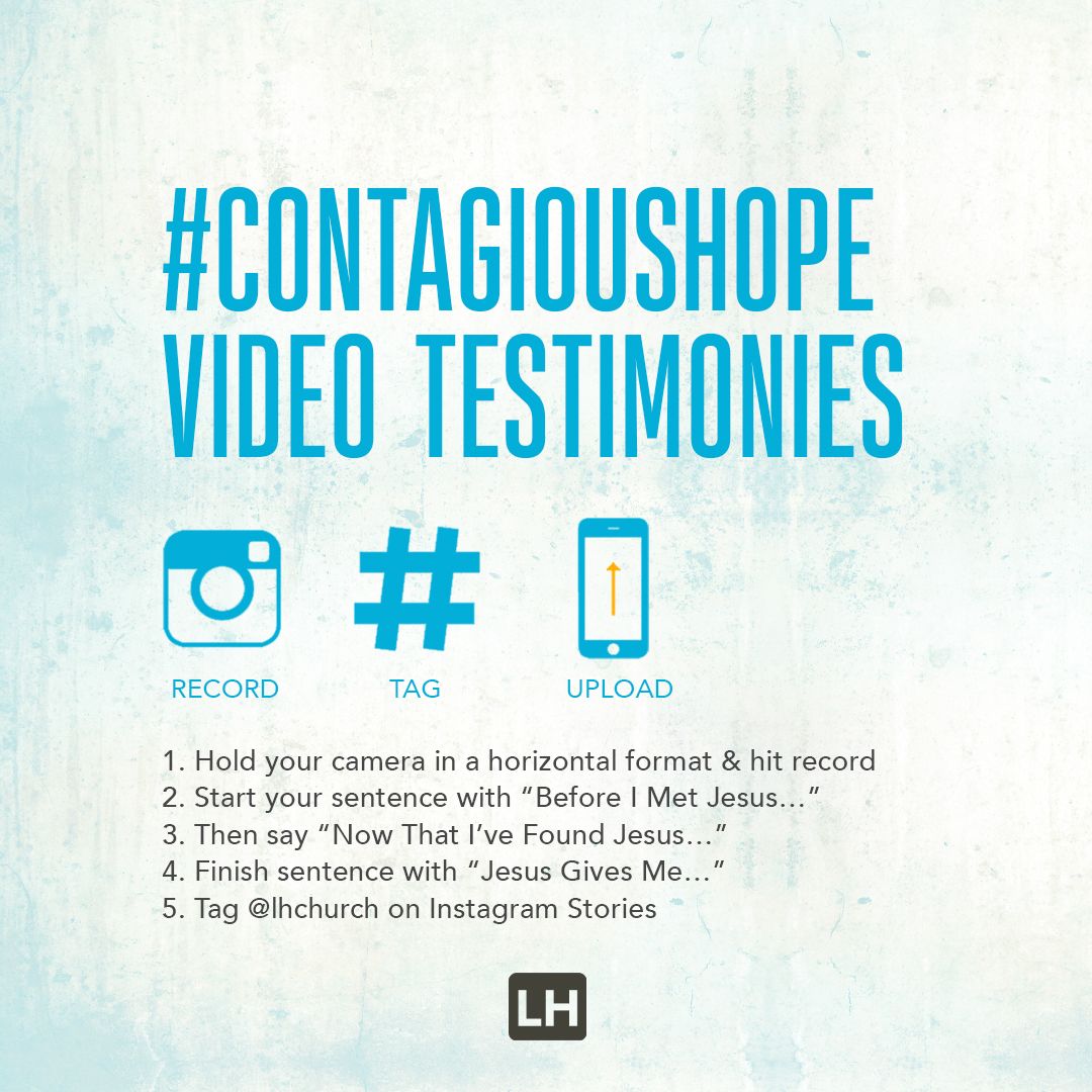 LighthouseLHC's tweet photo. How has your life been transformed since you became a follower of Jesus?! Share your testimony with us! #LHChurch #ContagiousHope https://t.co/ziJ6Yv0Ug4
