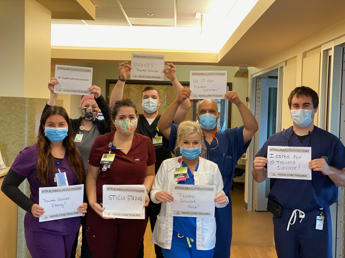 myNGHS's tweet photo. Today, on National Trauma Survivors Day, we're proud of our survivors and the staff at NGMC who cared for them. #NTSD2020 #TraumaSurvivorsDay https://t.co/T1ddrPhH8m