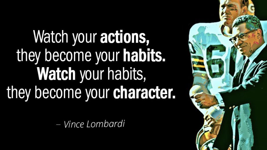Thoughts for Wednesday ☀️ 🥶... A couple more from one of the NFL’s greatest coaches, lessons in sport AND humanity. Go get another “W” today‼️
