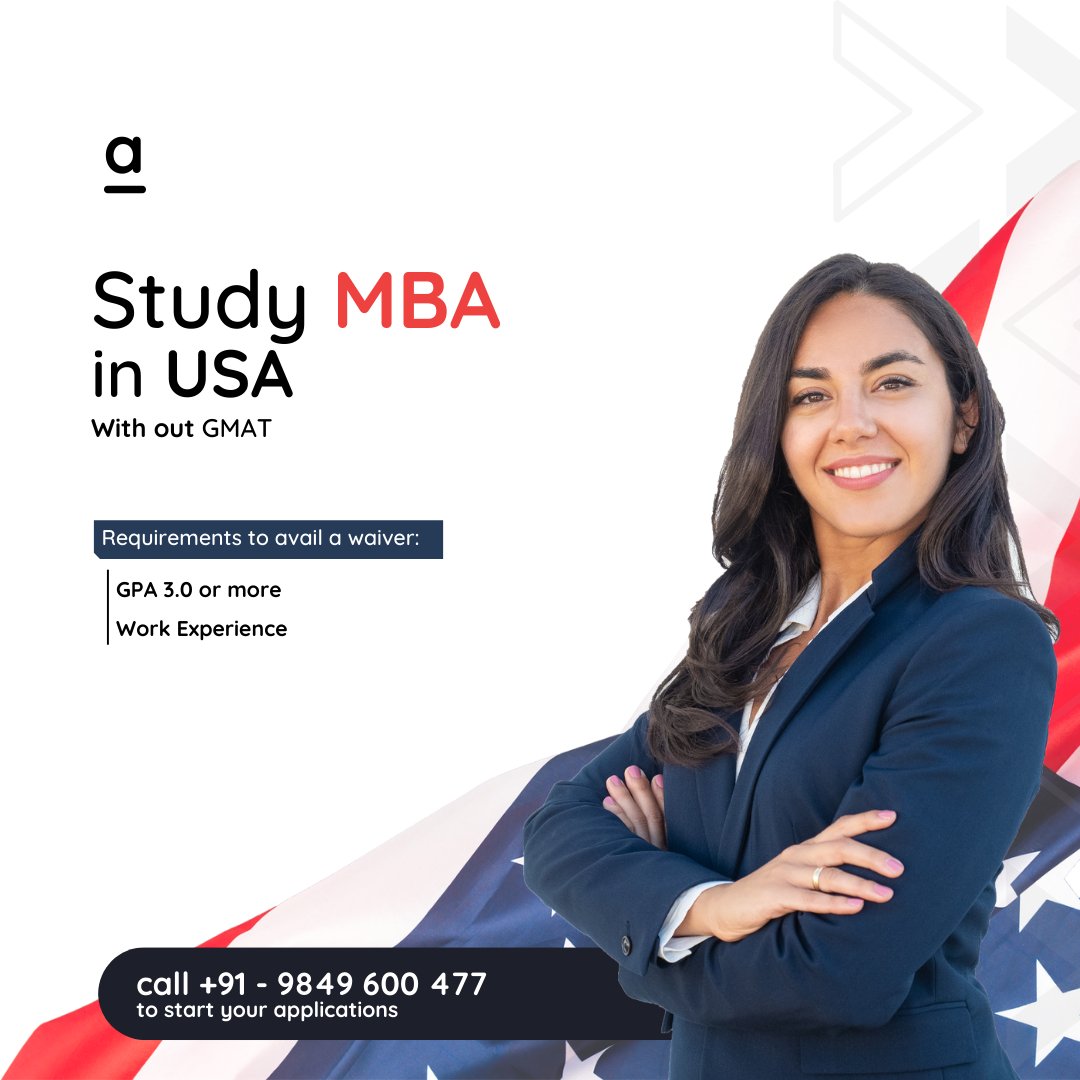 AlliancesGlobal's tweet photo. Study #MBA without GMAT in the best universities in the USA.
.
.
Chat with our counselor now: https://t.co/emkC83P8GU
.
#studymba #studymbainusa #studyinusa #studyabroad #interfacealliances #globaleducation #mbastudent #education #student @MBAstudentssu @AlliancesGlobal https://t.co/wPIRh0jDbN