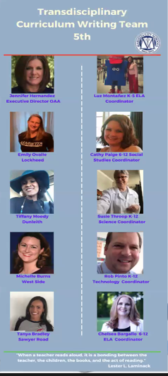 MCS_SSK12's tweet photo. We are starting early- introducing Transdisciplinary Units for 5th grade with @DunleithES @LockheedElem and @WestSideEle Proud to be part of the @OAAP_MCS and @MariettaCitySch team who worked on these units. @LuzMontanez3 https://t.co/bEw2OlyVhd