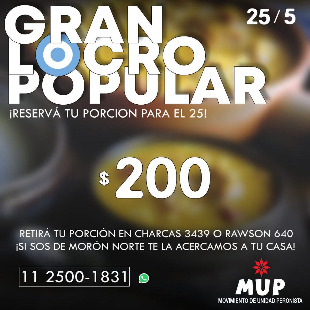 MoronMup's tweet photo. #LocroPatrio
#LocroPopular
#25deMayo
#movimientodeunidadperonista https://t.co/rEa3Yzr8qK