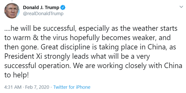 dvillella's tweet photo. @realDonaldTrump Some wacko in the USA was priaising China for their response to the coronavirus and blaming everyone but himself for the #TrumpDeathToll93K. Please explain to this dope that it was the 'incompetence of our president', and nothing else, that is responsible for the death toll. https://t.co/4sGbTQRXxi