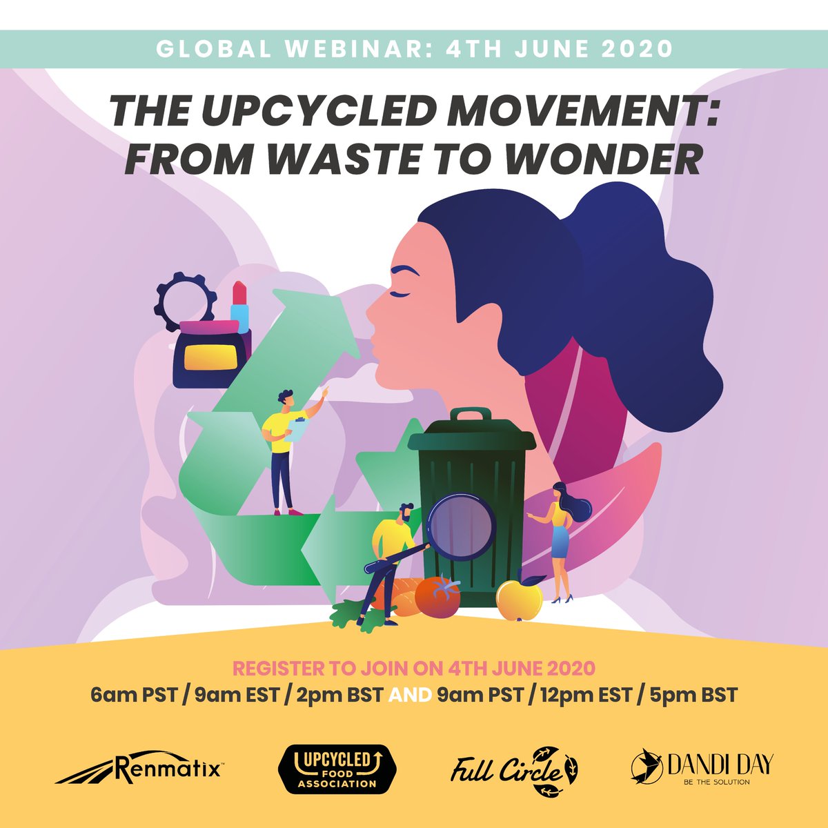 FC_Ingredients's tweet photo. 📣 GLOBAL WEBINAR: THE UPCYCLED MOVEMENT 📣 

Join us as we explore the mission behind the movement &amp; learn how to develop beauty products using the precious resources around us, without compromising quality or efficacy! Register now: https://t.co/dranPPoFPn #upcycling #zerowaste https://t.co/87zVKuqXNc