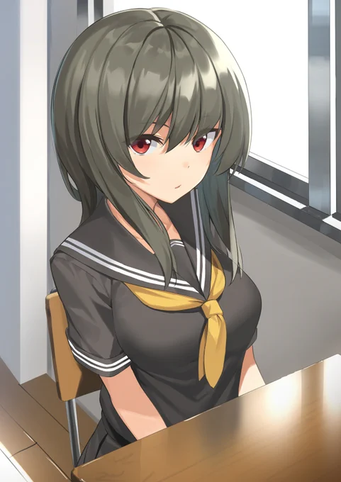 目つきの悪いクラスメイト 