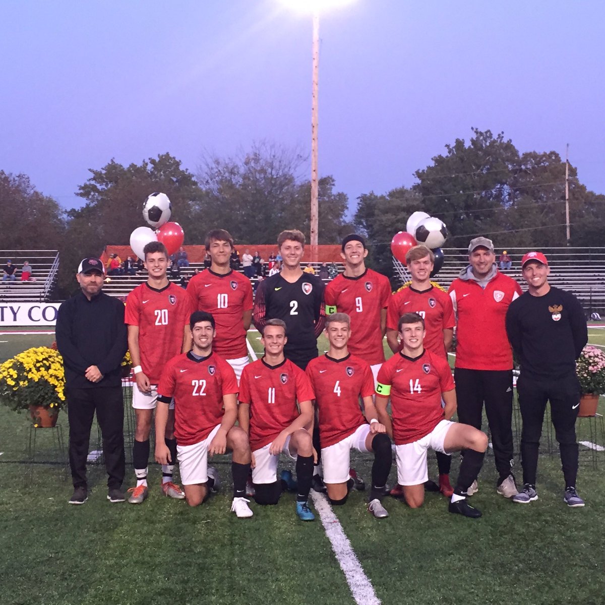 The ENTIRE Class of 2020 congrats! 

Corey, Eli, Adam, Jake, Clayton, Ben, Aaron, AJ, and Matt. Thank you. 

Your leadership was special. The memories we made as a team this year will be cherished for a long time, and it started with you nine. 

Thank you, State Champs.