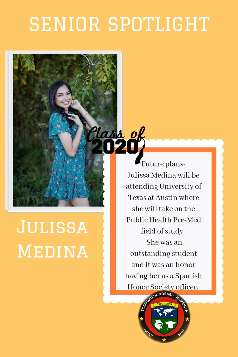 Our Vice president Julissa Medina! Proud of her 👏🏼