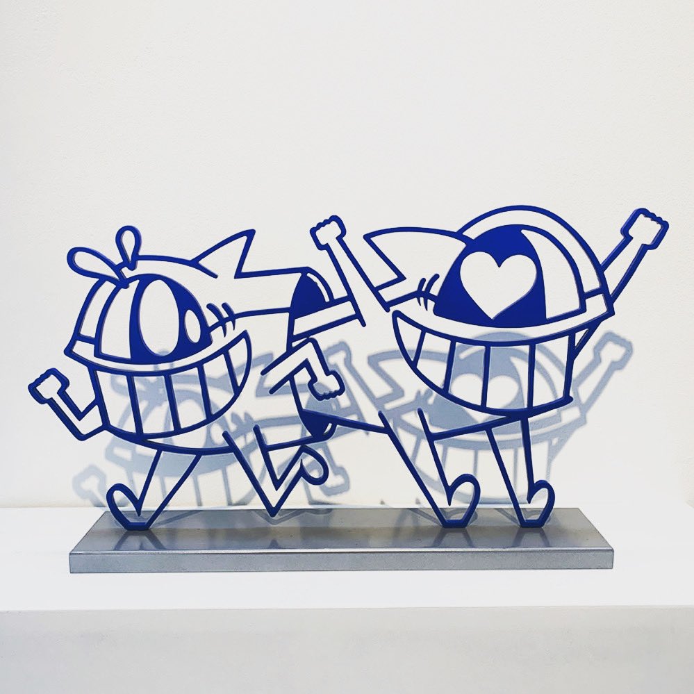 PEZ “My love is out” (Blue)
Iron sculpture painted with electrostatic paint. Signed and numbered down the base. 24 x 48 cm. For sale <a href="/buygraff/">buygraff</a> 

buygraff.com/shop/pez-sculp…

Art that makes you smile! #pezbarcelona #elpez #smilingsince1999