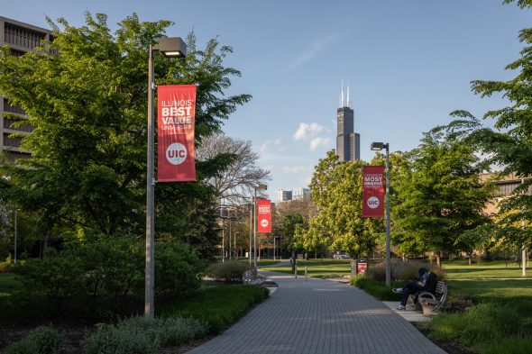 thisisUIC's tweet photo. #UIC is ranked 14th among U.S. public universities in the QS World University Rankings! The rankings factor in research performance, career outcomes, social impact, diversity, learning outcomes and more. https://t.co/jNtbTtpxoy
#AmericasUrbanCampus #ChiHigherEd https://t.co/PFHnFsIJdQ