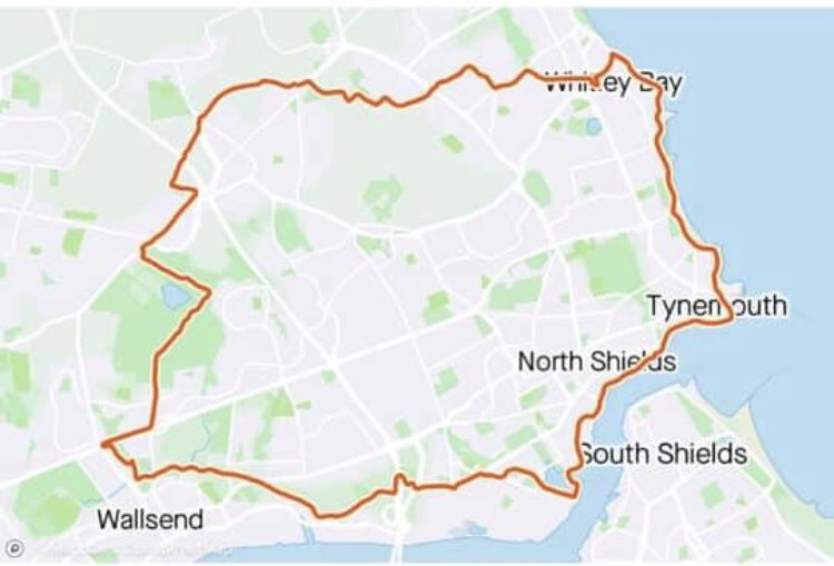 PLS RT 
Please look out for a wedding ring along this route. Our friend Michael &amp; local teacher has lost it whilst out cycling. His wife sadly passed away so it’s hugely sentimental to him 💔 #northeast #whitleybay
