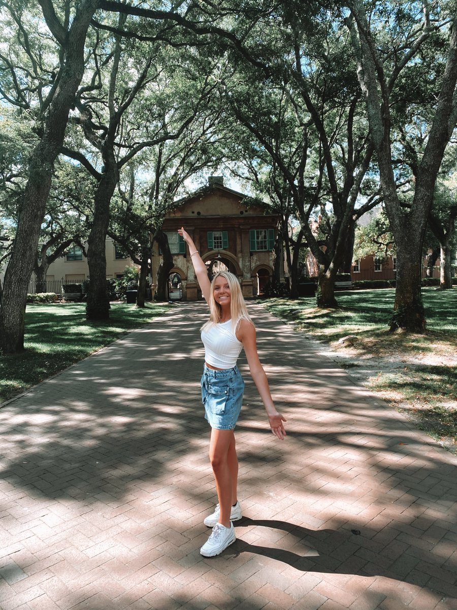 Excited to spend the next four years in this beautiful city at College of Charleston☀️☀️