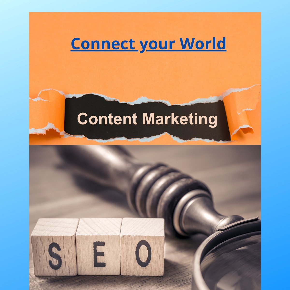 ConnectyWorld's tweet photo. In tijden van crisis is het voor jouw bedrijf van levensbelang dat jouw website goed vindbaar is en voor leads gaat zorgen. #SEO & #Contentmarketing zijn daar de bouwstenen voor. Zoals altijd bied ik u een gratis #seoscan aan om te achterhalen waar we uw website kunnen verbeteren https://t.co/lzCJZXkD5S