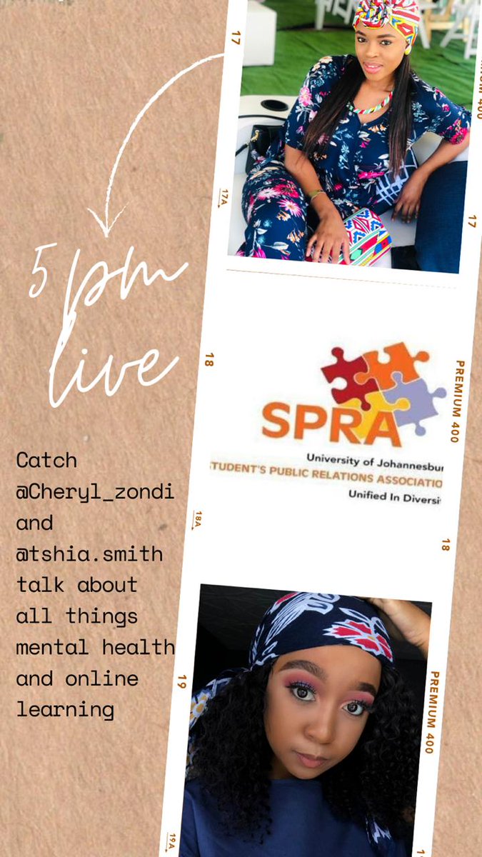 UjSpra's tweet photo. Only 1 hour left before @cheryl_zondi and @tshia_smith go Live on their IG make sure you join the conversation and tell your friends to do so too, use #MyOnlineLearningExperience to share your thoughts and ask related  questions 
#MyOnlineLearningExperience 
#MyIndaba https://t.co/3P7QxQEnYn