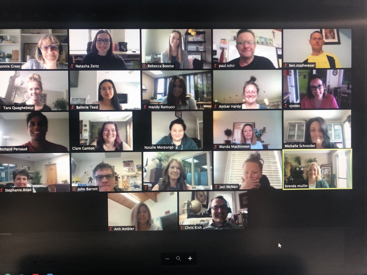 We are all connected through our faith; thank you Clare ⁦<a href="/STARCatholic/">STAR Catholic</a>⁩ for your inspirational words and prayer during our morning meet #ShareYourGrace #IBelieveinCatholicEd