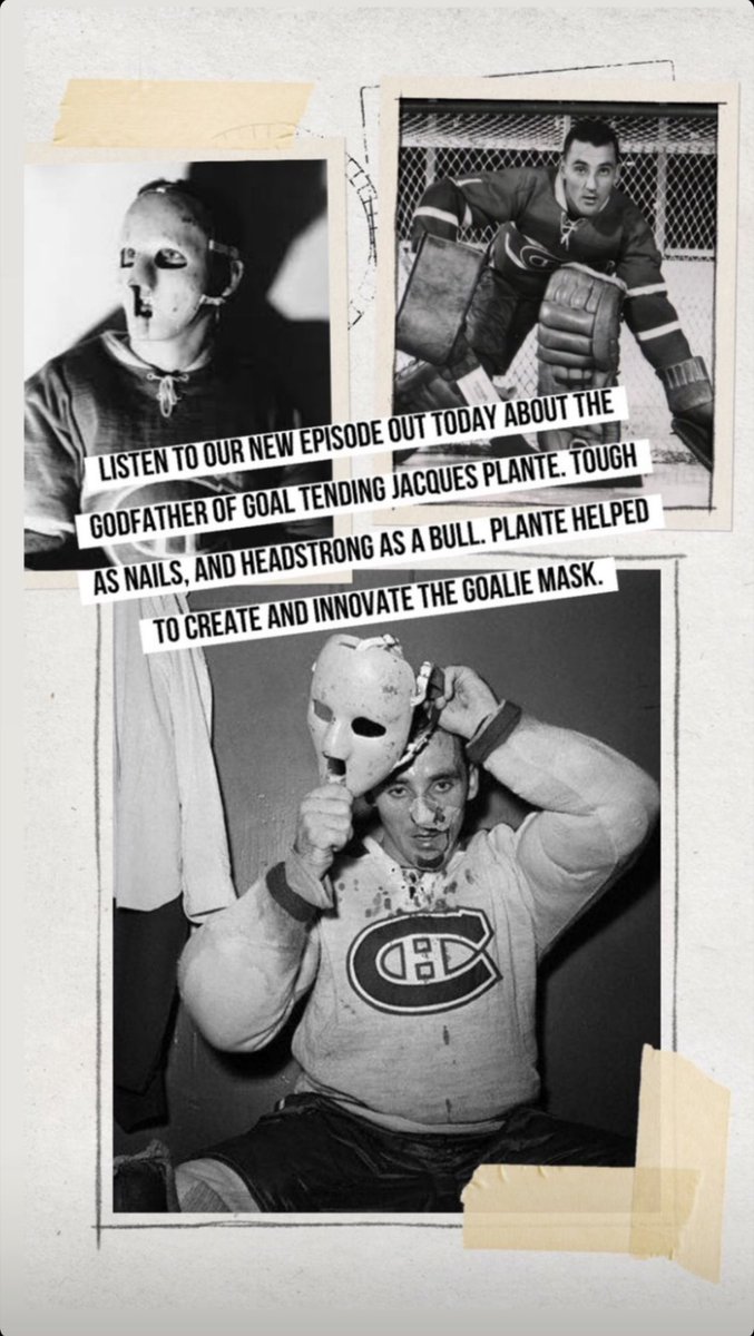This week we learned all about the man behind the mask: Jacques Plante! An innovator of hockey and goaltending in so many ways 🏒 Are you missing sports as much as we are? #minutewomen #historypodcast #canadianhistory #heritageminutes #canadianpodcast #hockey