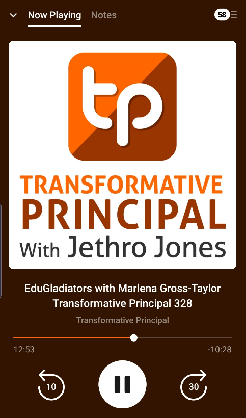 BradShreffler's tweet photo. Loving @mgrosstaylor on @jethrojones' Transformative Principal podcast!
For students, "technology is their love language." AWESOME!!
#transformativeprincipal
https://t.co/ZyGdo1d8IG https://t.co/wbpDH6qsgS