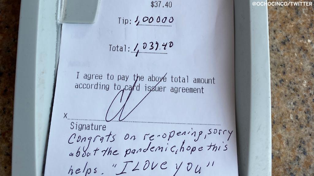 ESPNNFL's tweet image. .@ochocinco helped out a business that reopened after the coronavirus outbreak.