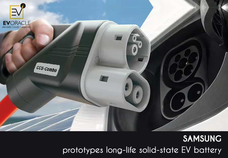 EvOracle's tweet image. #Samsung has proposed a new type of solid-state #EVBattery, which is smaller than a lithium-ion battery, yet capable of storing more charge, &amp;amp; degrades more slowly than other iterations of this tech.

Read: bit.ly/2Li4Arp

#EVOracle #ElectricVehicle #EMobility #EVNews