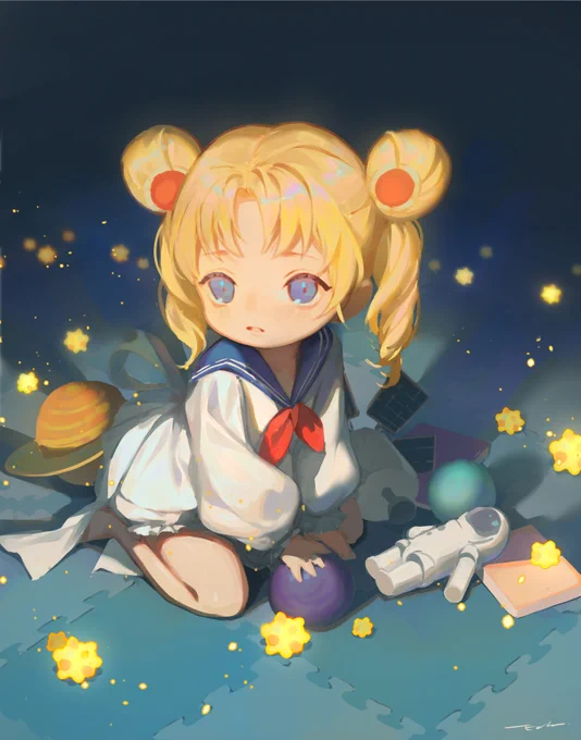 落書き/ 幼児戦士???
#sailormoonredraw 