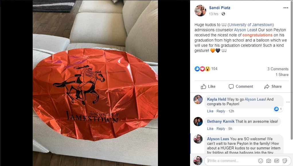 FutureJimmies's tweet photo. Future Jimmies, have you gotten your #gradgear yet? We want in on the celebration! @futurejimmies @jimmieknight https://t.co/6GFRSkI9Iz